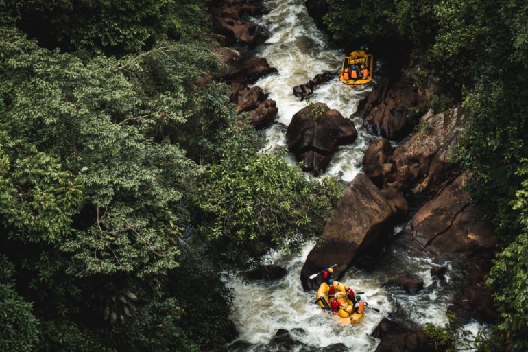 White water rafting