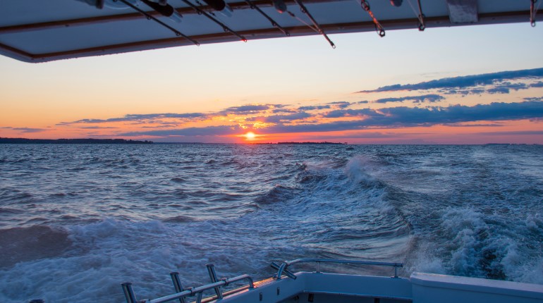 View from the boat