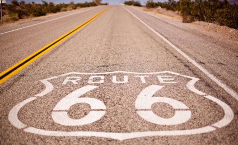 Route 66 road