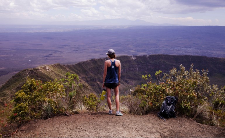 Take in the view on a hike