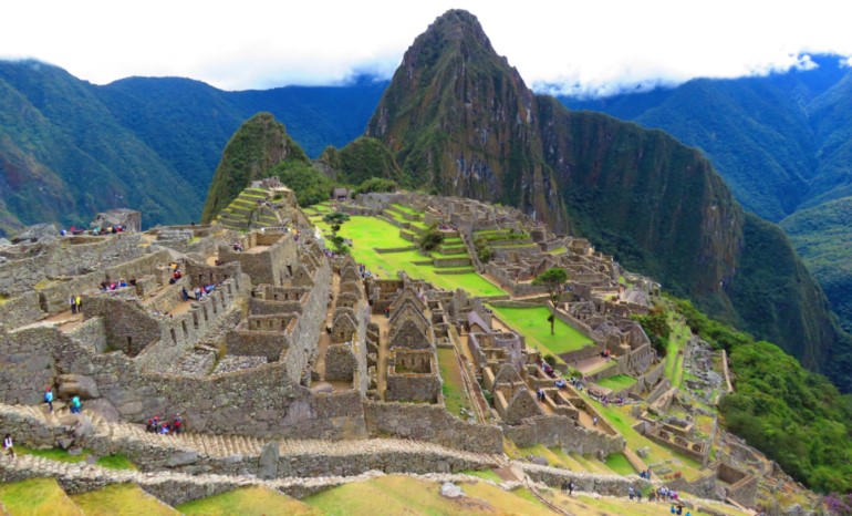 Peru mountain ruins