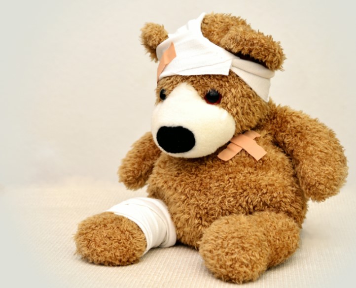 teddy bear injury